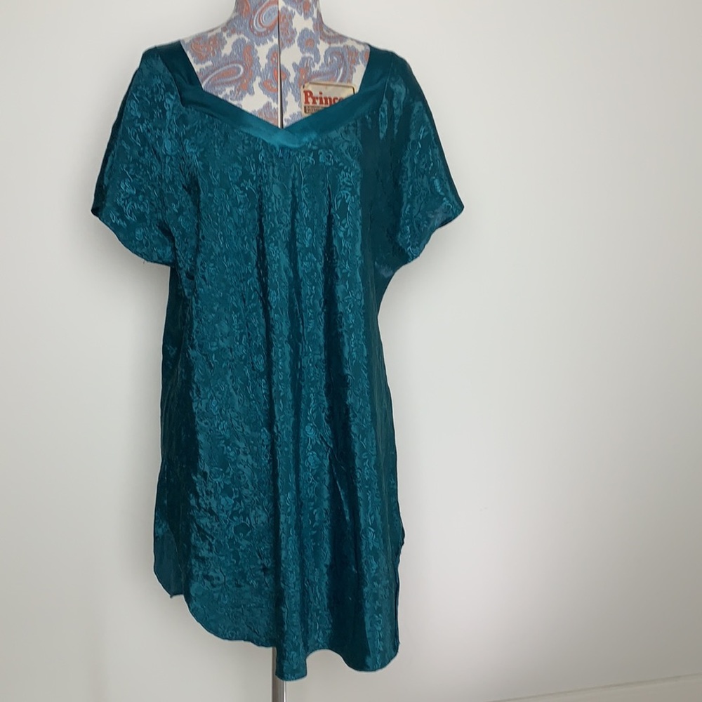 Vintage green slip dress